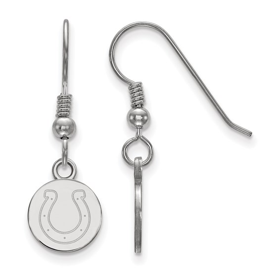 Sterling Silver Indianapolis Colts XS Dangle Earring Wire Sterling Silver Indianapolis Colts XS Dangle Earring Wire